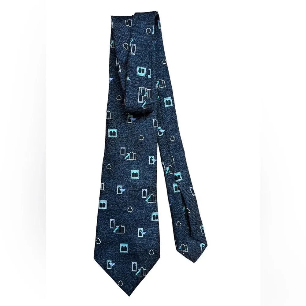 BVLGARI  silk tie